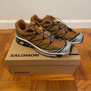 Salomon XT-6 S-Lab with Box, Cathay Spice/Quarry/Rose Cloud Men’s 12 Like New